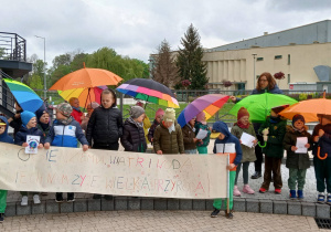 Liski podczas happeningu.