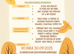 Przygoda z drzewem- konkurs plastyczny