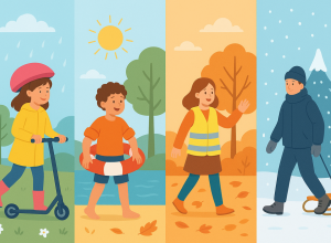 Konkurs "Bezpieczny przedszkolak w czterech porach roku"