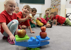 Słoneczka ucza się porównywać.