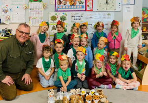 Wilczki i Pan myśliwy.