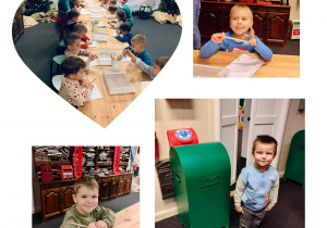 Dzieci piszą list do św. Mikołaja