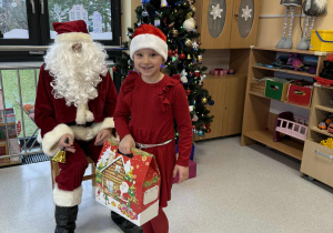 zdjęcie z Mikołajem