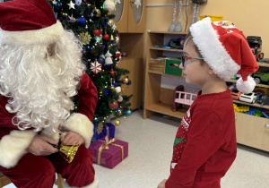 zdjęcie z Mikołajem