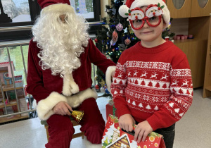 zdjęcie z Mikołajem