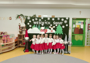 Grupa „Niedźwiadki” przed występem