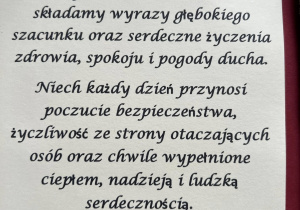 Życzenia dla mieszkańców Domu Pomocy Społecznej w Skierniewicach