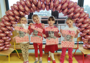 Biedronki z walentynkami