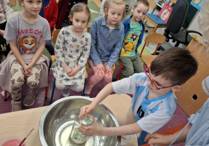 Biedronki podczas eksperymentowania