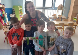 Chłopcy nie zapomnięli o Pani Martynce od Zumby.