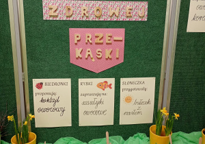 Zdrowe przekąski.