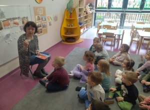 Wizyta pani bibliotekarki
