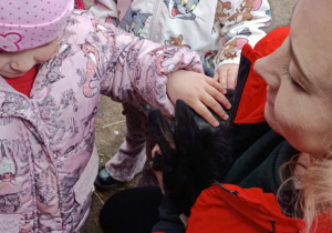 dziewczynki i królik