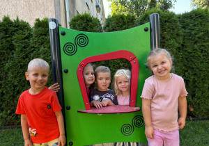 Zabawa w sklep Ignacy, Zosia, Szymon, Gabrysia, Karolina