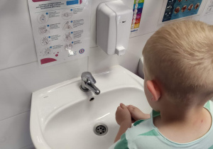 Mycie rąk według instrukcji